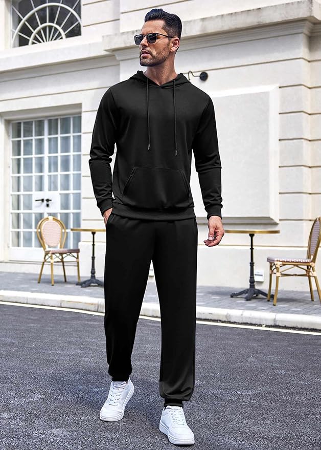 Wholesale Men's Sweatsuits 2-Piece Hooded Set - All Colors