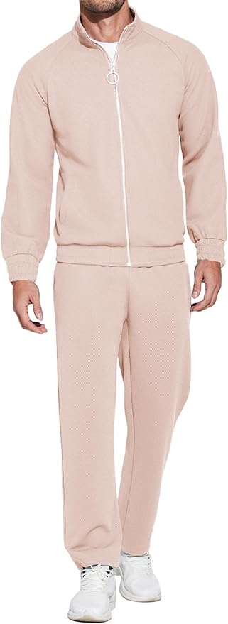 Wholesale Men's Sweatsuits 2-Piece Full Zip Set - All Colors