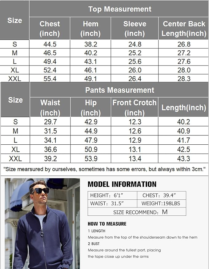 Wholesale Men's Sweatsuits 2-Piece Full Zip Set - All Colors